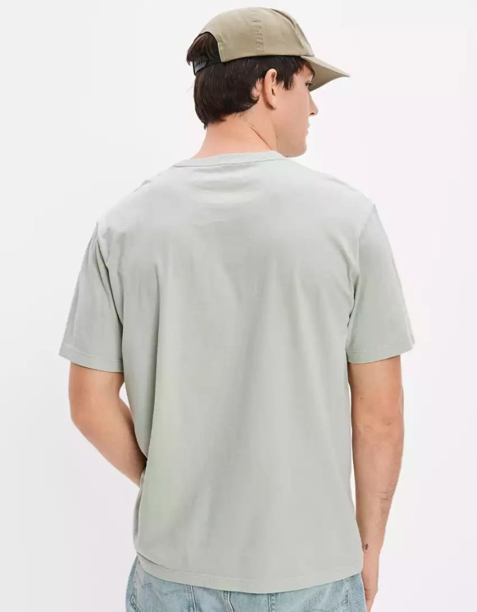 T Shirts American Eagle AE Super Soft Legend Menthe Homme | HTB-79773640